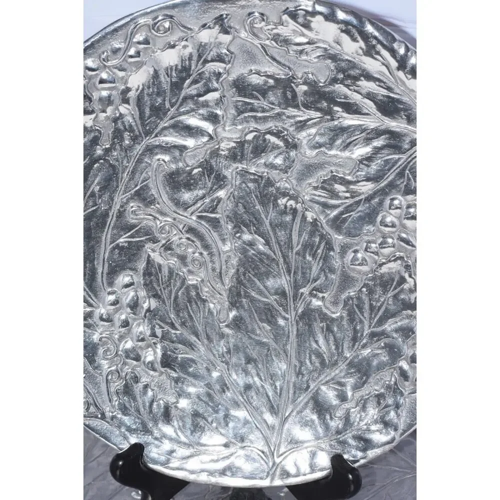 Wilton Armetale Holloware Pewter GARDEN PATH Serving Plates 11